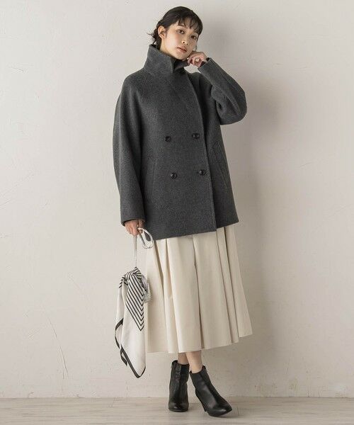 Droite lautreamont / ドロワットロートレアモン ミニ・ひざ丈スカート | タフタタックスカート≪洗濯機で洗える≫ | 詳細15