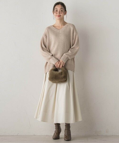 Droite lautreamont / ドロワットロートレアモン ミニ・ひざ丈スカート | タフタタックスカート≪洗濯機で洗える≫ | 詳細16