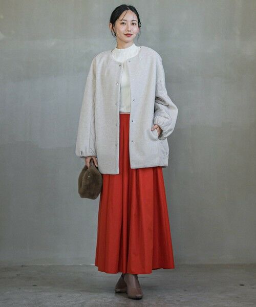 Droite lautreamont / ドロワットロートレアモン ミニ・ひざ丈スカート | タフタタックスカート≪洗濯機で洗える≫ | 詳細29