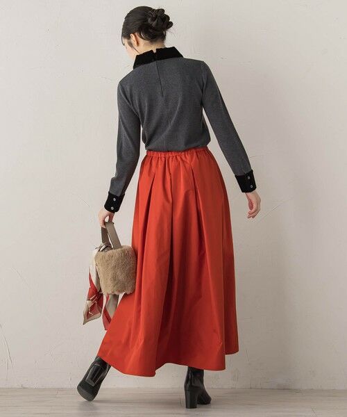 Droite lautreamont / ドロワットロートレアモン ミニ・ひざ丈スカート | タフタタックスカート≪洗濯機で洗える≫ | 詳細20