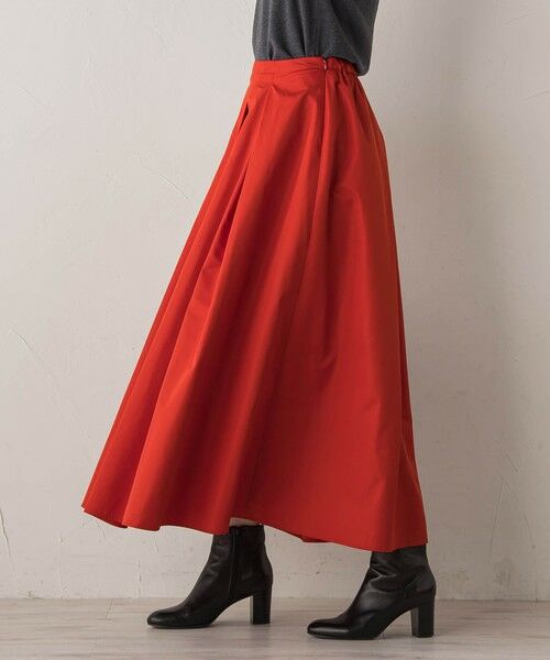 Droite lautreamont / ドロワットロートレアモン ミニ・ひざ丈スカート | タフタタックスカート≪洗濯機で洗える≫ | 詳細23