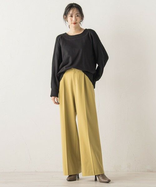 Droite lautreamont / ドロワットロートレアモン ニット・セーター | ケーブルドッキングニット≪手洗い可能≫ | 詳細1