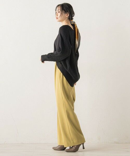 Droite lautreamont / ドロワットロートレアモン ニット・セーター | ケーブルドッキングニット≪手洗い可能≫ | 詳細2