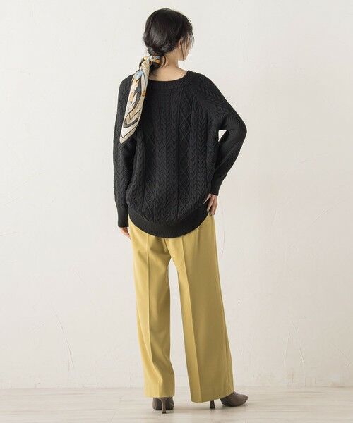 Droite lautreamont / ドロワットロートレアモン ニット・セーター | ケーブルドッキングニット≪手洗い可能≫ | 詳細3