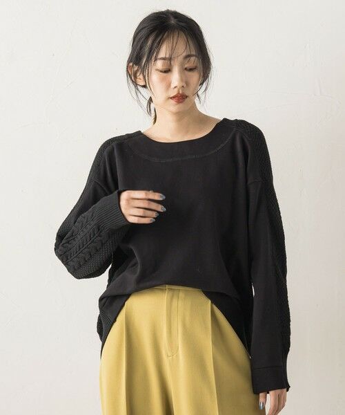 Droite lautreamont / ドロワットロートレアモン ニット・セーター | ケーブルドッキングニット≪手洗い可能≫ | 詳細4