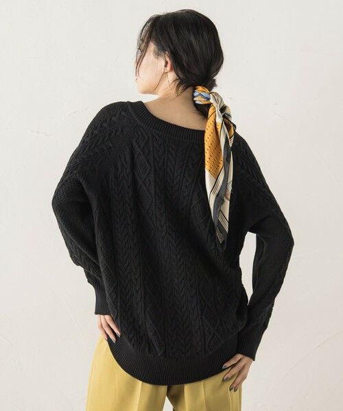 Droite lautreamont / ドロワットロートレアモン ニット・セーター | ケーブルドッキングニット≪手洗い可能≫ | 詳細6