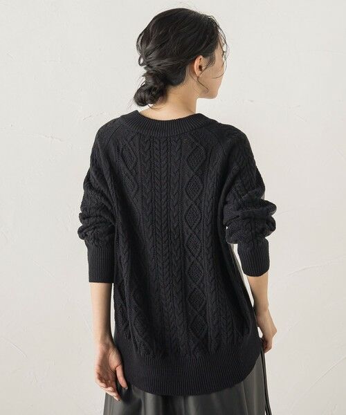 Droite lautreamont / ドロワットロートレアモン ニット・セーター | ケーブルドッキングニット≪手洗い可能≫ | 詳細15