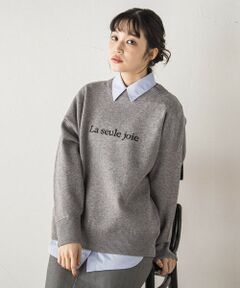 Droite lautreamont / ドロワットロートレアモン ニット・セーター | 【WEB限定】ロゴニット≪手洗い可能≫