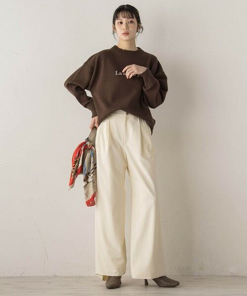 Droite lautreamont / ドロワットロートレアモン ニット・セーター | 【WEB限定】ロゴニット≪手洗い可能≫ | 詳細12