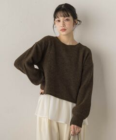 Droite lautreamont / ドロワットロートレアモン ニット・セーター | 【WEB限定】メランジライク天竺ニット≪手洗い可能≫