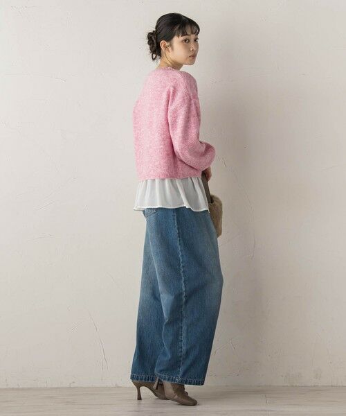 Droite lautreamont / ドロワットロートレアモン ニット・セーター | 【WEB限定】メランジライク天竺ニット≪手洗い可能≫ | 詳細1