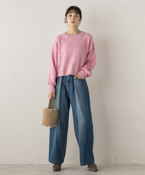 Droite lautreamont / ドロワットロートレアモン ニット・セーター | 【WEB限定】メランジライク天竺ニット≪手洗い可能≫ | 詳細11