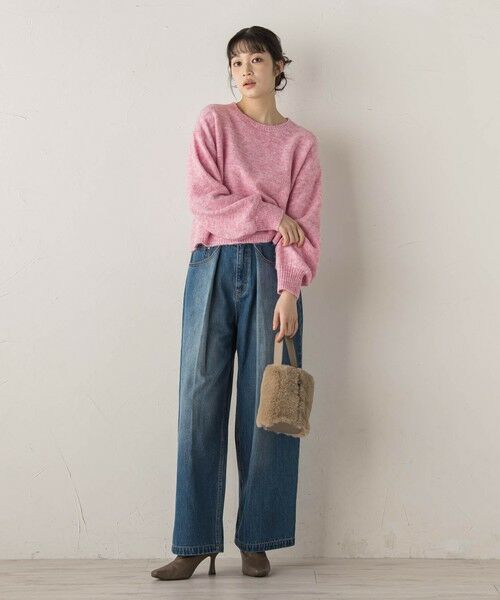 Droite lautreamont / ドロワットロートレアモン ニット・セーター | 【WEB限定】メランジライク天竺ニット≪手洗い可能≫ | 詳細14