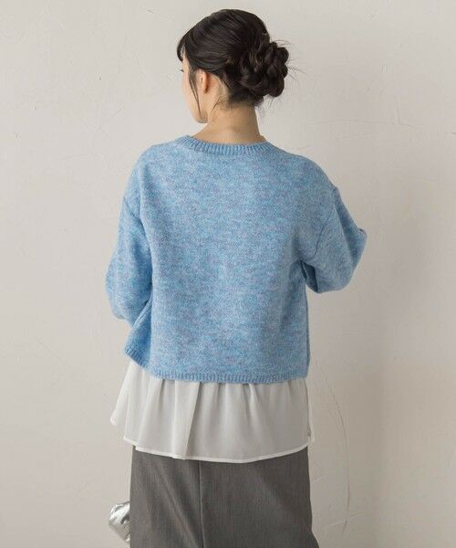 Droite lautreamont / ドロワットロートレアモン ニット・セーター | 【WEB限定】メランジライク天竺ニット≪手洗い可能≫ | 詳細21