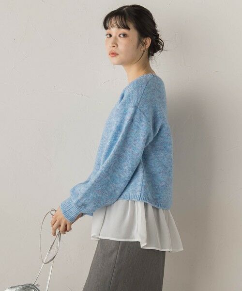 Droite lautreamont / ドロワットロートレアモン ニット・セーター | 【WEB限定】メランジライク天竺ニット≪手洗い可能≫ | 詳細22