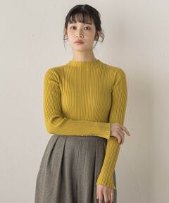 Droite lautreamont / ドロワットロートレアモン ニット・セーター | 袖ボタンランダムリブニット≪手洗い可能≫