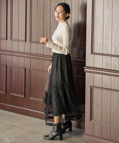 Droite lautreamont / ドロワットロートレアモン ニット・セーター | 袖ボタンランダムリブニット≪手洗い可能≫ | 詳細1