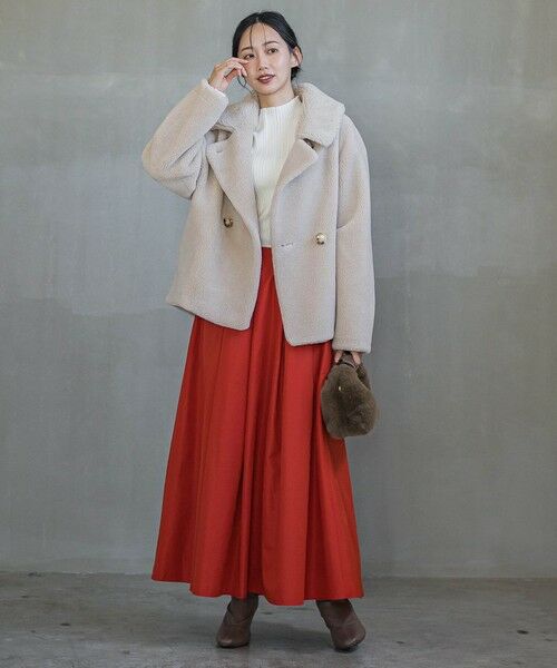 Droite lautreamont / ドロワットロートレアモン ニット・セーター | 袖ボタンランダムリブニット≪手洗い可能≫ | 詳細6