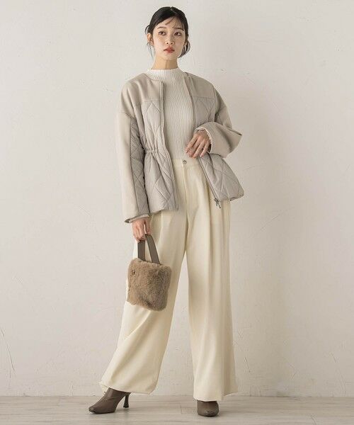 Droite lautreamont / ドロワットロートレアモン ニット・セーター | 袖ボタンランダムリブニット≪手洗い可能≫ | 詳細12