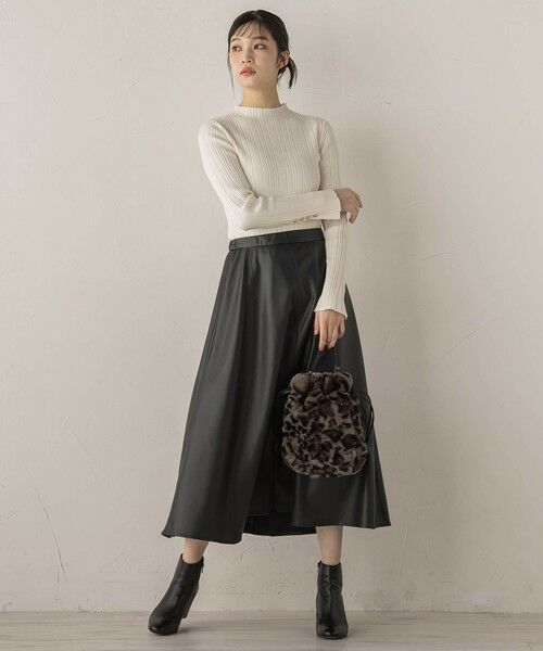 Droite lautreamont / ドロワットロートレアモン ニット・セーター | 袖ボタンランダムリブニット≪手洗い可能≫ | 詳細13