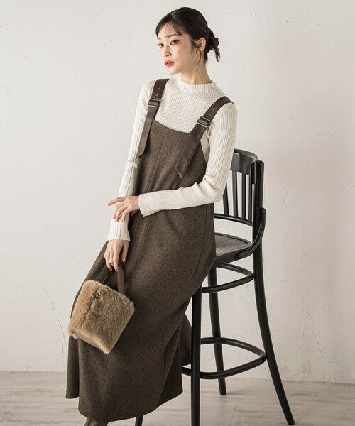 Droite lautreamont / ドロワットロートレアモン ニット・セーター | 袖ボタンランダムリブニット≪手洗い可能≫ | 詳細13