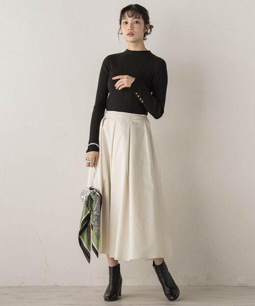 Droite lautreamont / ドロワットロートレアモン ニット・セーター | 袖ボタンランダムリブニット≪手洗い可能≫ | 詳細20