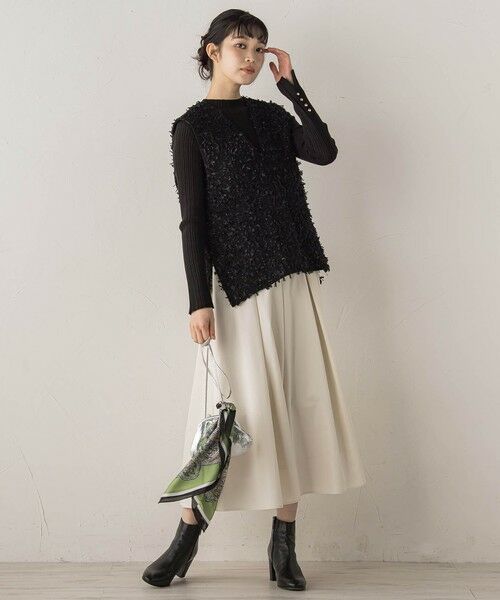 Droite lautreamont / ドロワットロートレアモン ニット・セーター | 袖ボタンランダムリブニット≪手洗い可能≫ | 詳細27