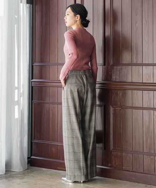 Droite lautreamont / ドロワットロートレアモン ニット・セーター | 袖ボタンランダムリブニット≪手洗い可能≫ | 詳細30