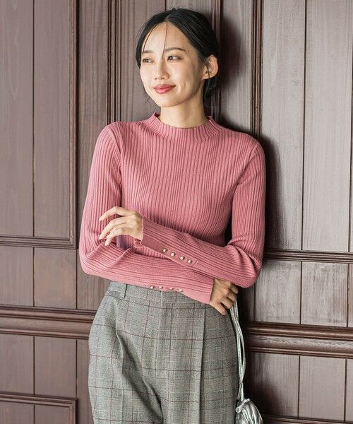 Droite lautreamont / ドロワットロートレアモン ニット・セーター | 袖ボタンランダムリブニット≪手洗い可能≫ | 詳細30