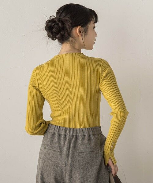 Droite lautreamont / ドロワットロートレアモン ニット・セーター | 袖ボタンランダムリブニット≪手洗い可能≫ | 詳細30