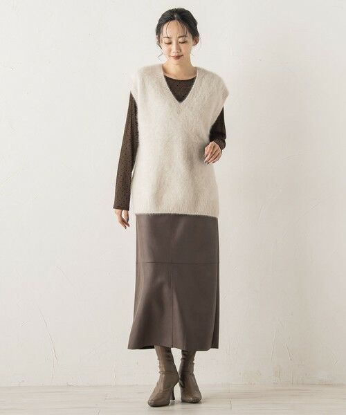 Droite lautreamont / ドロワットロートレアモン ダウンジャケット・ベスト | FOX/CASHMEREベスト≪手洗い可能≫ | 詳細1