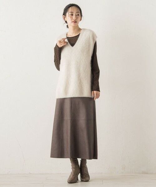 Droite lautreamont / ドロワットロートレアモン ダウンジャケット・ベスト | FOX/CASHMEREベスト≪手洗い可能≫ | 詳細2