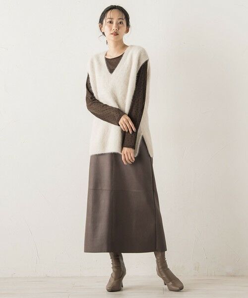 Droite lautreamont / ドロワットロートレアモン ダウンジャケット・ベスト | FOX/CASHMEREベスト≪手洗い可能≫ | 詳細3