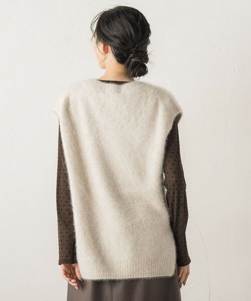 Droite lautreamont / ドロワットロートレアモン ダウンジャケット・ベスト | FOX/CASHMEREベスト≪手洗い可能≫ | 詳細7