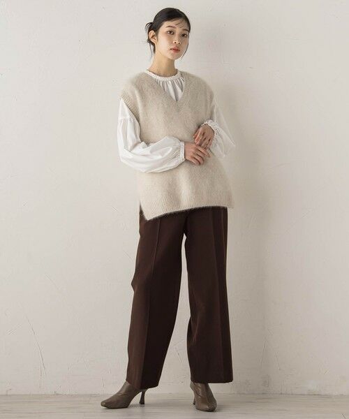 Droite lautreamont / ドロワットロートレアモン ダウンジャケット・ベスト | FOX/CASHMEREベスト≪手洗い可能≫ | 詳細8