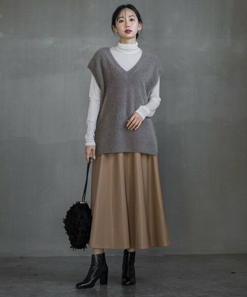 Droite lautreamont / ドロワットロートレアモン ダウンジャケット・ベスト | FOX/CASHMEREベスト≪手洗い可能≫ | 詳細11