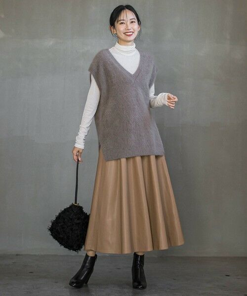 Droite lautreamont / ドロワットロートレアモン ダウンジャケット・ベスト | FOX/CASHMEREベスト≪手洗い可能≫ | 詳細13