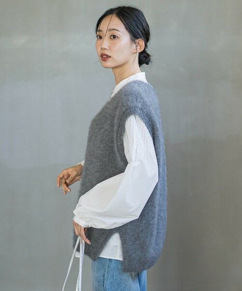 Droite lautreamont / ドロワットロートレアモン ダウンジャケット・ベスト | FOX/CASHMEREベスト≪手洗い可能≫ | 詳細27