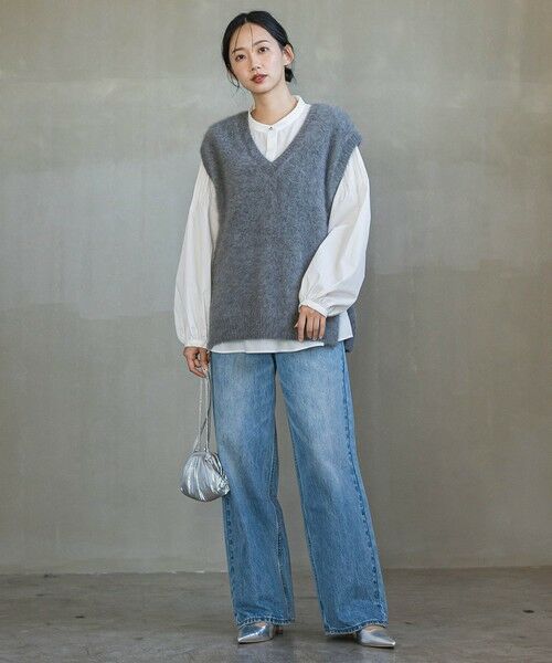 Droite lautreamont / ドロワットロートレアモン ダウンジャケット・ベスト | FOX/CASHMEREベスト≪手洗い可能≫ | 詳細23