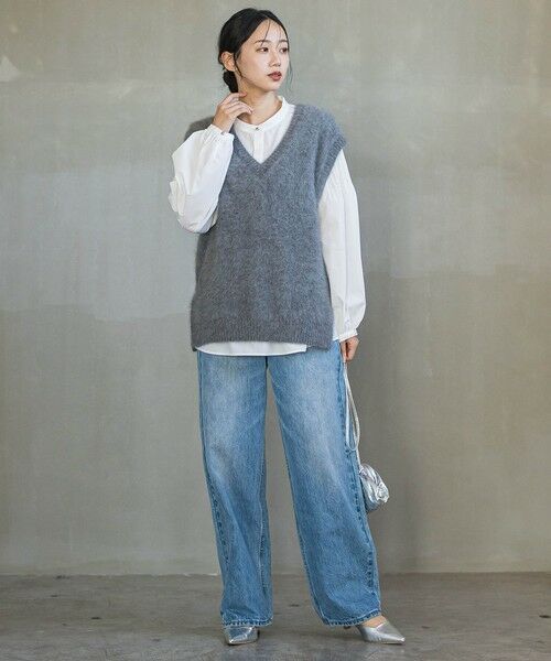 Droite lautreamont / ドロワットロートレアモン ダウンジャケット・ベスト | FOX/CASHMEREベスト≪手洗い可能≫ | 詳細25