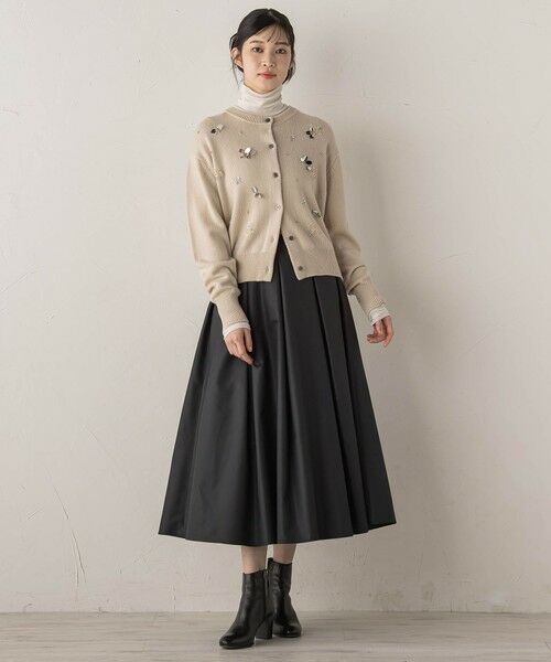 Droite lautreamont / ドロワットロートレアモン カーディガン・ボレロ | ビジュー刺繍カーディガン≪手洗い可能≫ | 詳細1