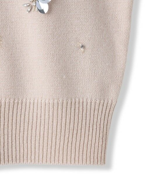 Droite lautreamont / ドロワットロートレアモン カーディガン・ボレロ | ビジュー刺繍カーディガン≪手洗い可能≫ | 詳細14