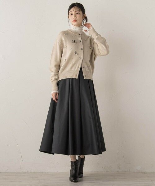 Droite lautreamont / ドロワットロートレアモン カーディガン・ボレロ | ビジュー刺繍カーディガン≪手洗い可能≫ | 詳細4