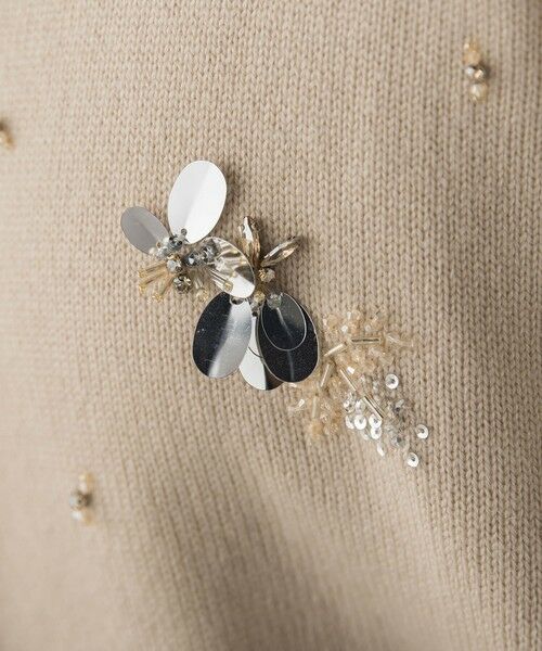 Droite lautreamont / ドロワットロートレアモン カーディガン・ボレロ | ビジュー刺繍カーディガン≪手洗い可能≫ | 詳細9