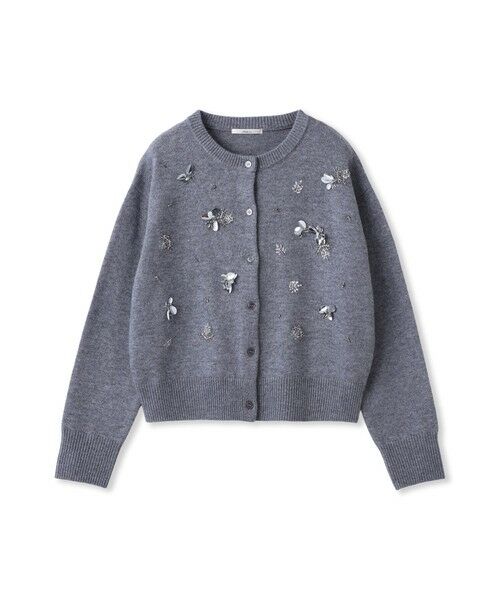 Droite lautreamont / ドロワットロートレアモン カーディガン・ボレロ | ビジュー刺繍カーディガン≪手洗い可能≫ | 詳細26