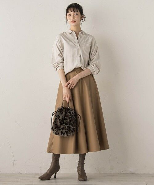 Droite lautreamont / ドロワットロートレアモン シャツ・ブラウス | 【WEB限定】E/Nピーチシャツ≪手洗い可能≫ | 詳細1