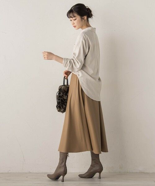 Droite lautreamont / ドロワットロートレアモン シャツ・ブラウス | 【WEB限定】E/Nピーチシャツ≪手洗い可能≫ | 詳細3