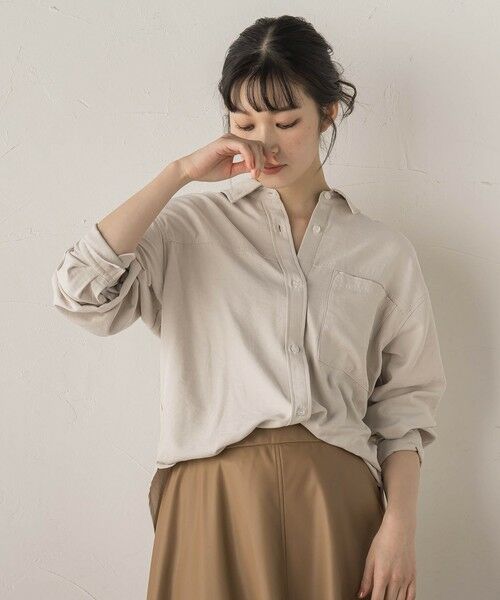 Droite lautreamont / ドロワットロートレアモン シャツ・ブラウス | 【WEB限定】E/Nピーチシャツ≪手洗い可能≫ | 詳細6