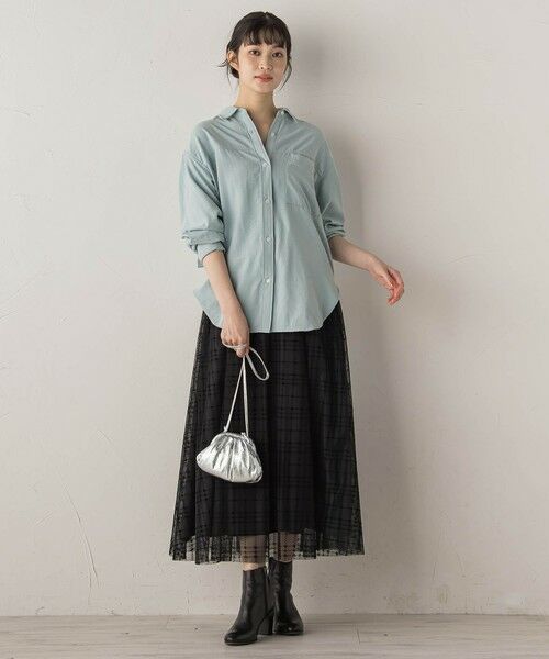 Droite lautreamont / ドロワットロートレアモン シャツ・ブラウス | 【WEB限定】E/Nピーチシャツ≪手洗い可能≫ | 詳細8