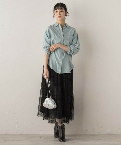 Droite lautreamont / ドロワットロートレアモン シャツ・ブラウス | 【WEB限定】E/Nピーチシャツ≪手洗い可能≫ | 詳細10